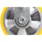 Vestil Polyurethane Rigid Caster 6 In. Diameter x 2 In. Width 661 Lb. Capacity Yellow/Gray CST-PY-6X2PUA-R - alternate 2